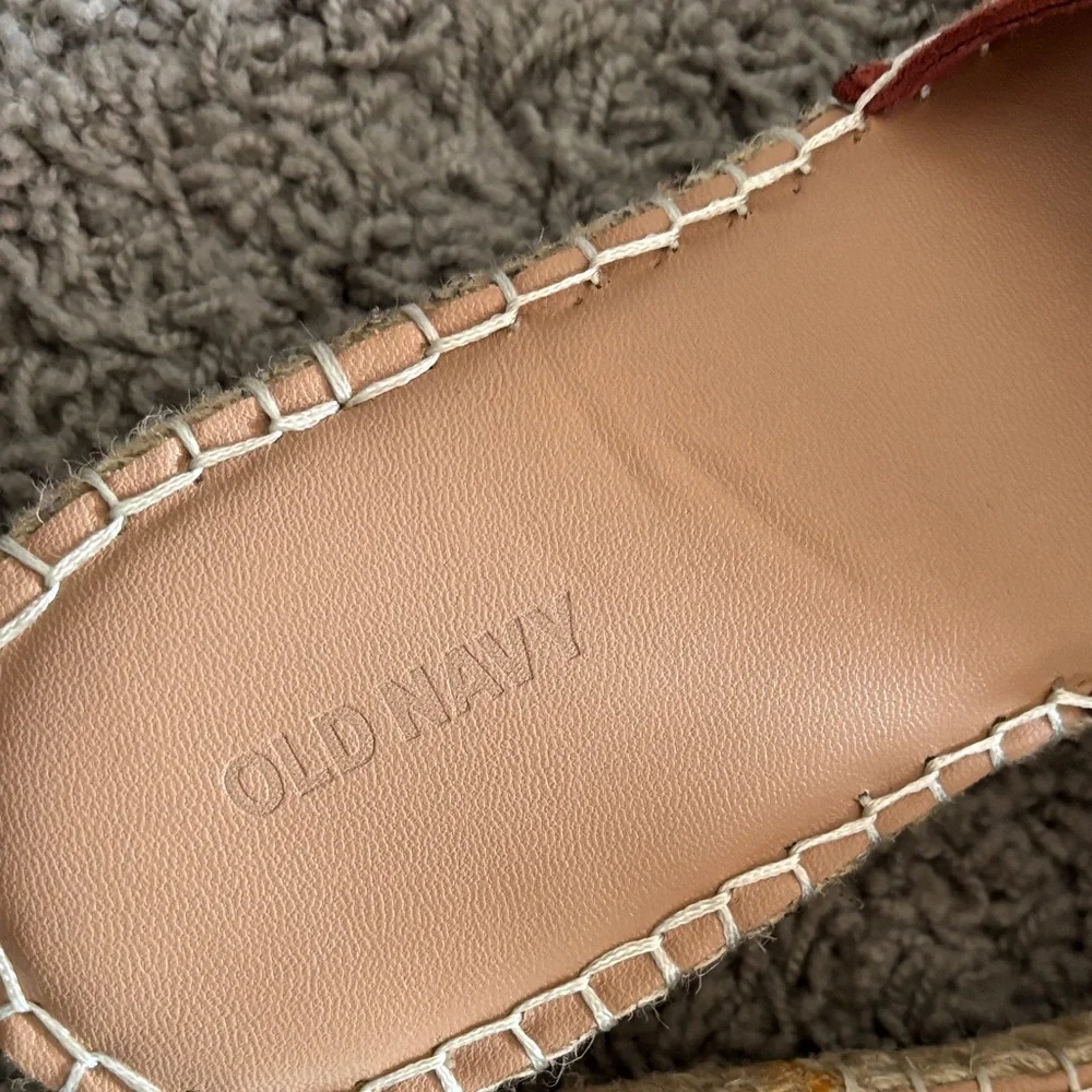 Old Navy Faux-Suede Espadrille Slide Sandals